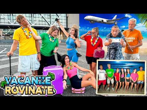 PARTIAMO IN VACANZA! ZIA NICOLE LITIGA CON TUTTI I SUOI AMICI E RIMANGONO SOLI SU UN ISOLA DESERTA!