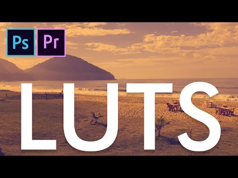 Make your own LUTs Color Lookup Tables in Adobe Photoshop and use in Adobe Premiere Urdu Hindi