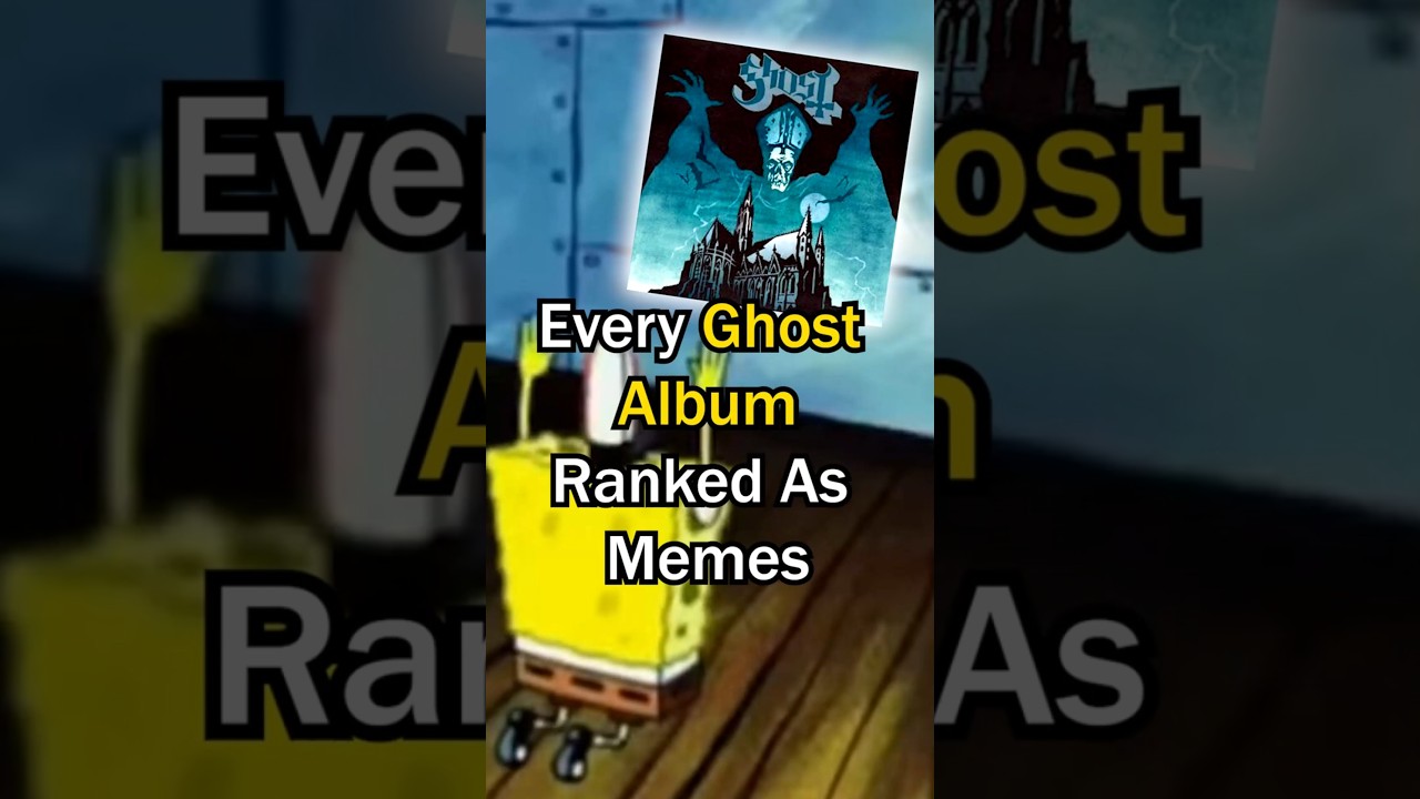 GHOST Ranking Every Album With Memes #ghostband #shorts
