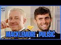 Where football meets music: Pulišić & Macklemore discuss their journeys to the top! 🏆