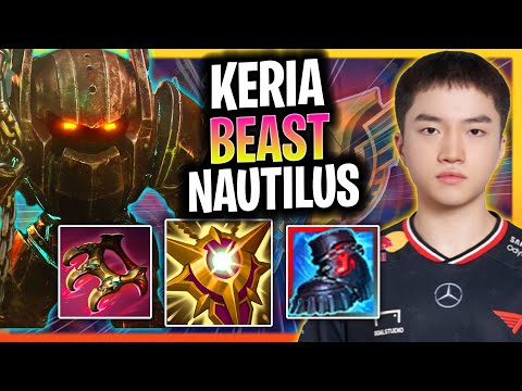 KERIA IS A BEAST WITH NAUTILUS! | T1 Keria Plays Nautilus Support vs Nami!  Season 2025