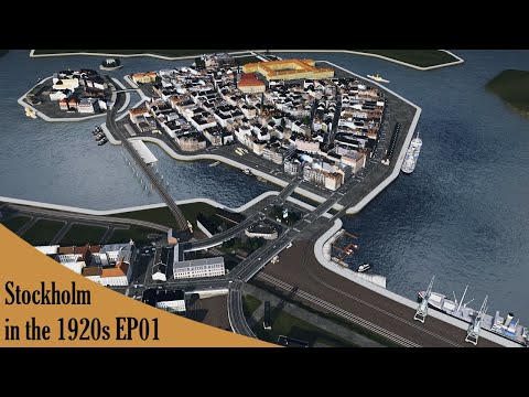Recriando Estocolmo na década de 1920 - EP01 Introdução, Gamla Stan, Riddarholmen, Slussen