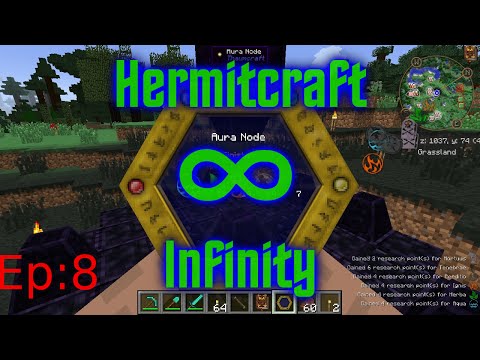 Minecraft Hermitcraft Infinity Ep.8 Thaumcraft Alchemy Research