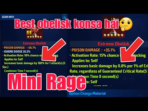 best obelisk for f2p players | mini rage, no more rage and judgment required | marvel future fight