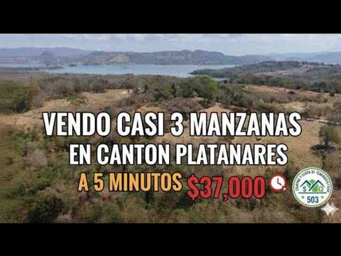  Cachada 3 manzanas  canton platanares suchitoto departamento de cuscatlan aprobeche  $37,000 x todo