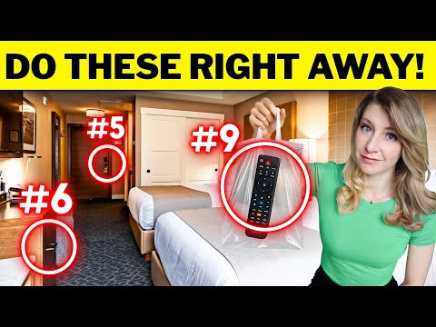 13 Things To Do In Your Hotel Room BEFORE Unpacking! (Airport Hotels are the WORST!)