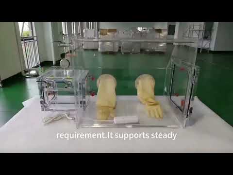 Acrylic Glove Box with 20 PMMA Vacuum