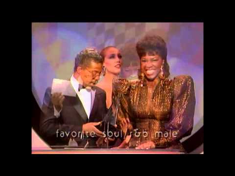 AMA 1987 Stevie Wonder Wins Favorite Soul:R&B Male