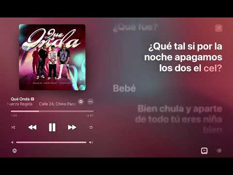 Calle 24, Chino Pacas y Fuerza Regida - Que Onda (LETRA/LYRIC)