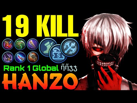 19 Kills Hanzo 4,100+ Matches! - Top 1 Global Hanzo by ῆῆჯჯ - Mobile Legends