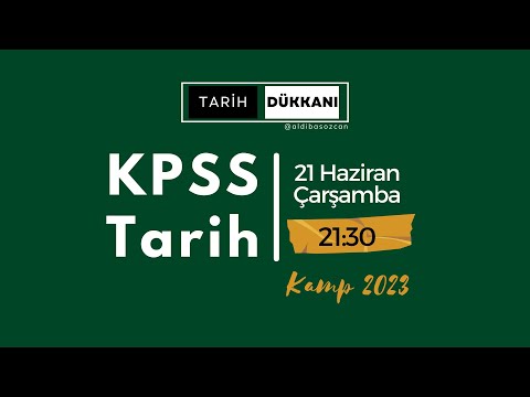 KPSS Tarih Kampı - Milli Mücadele Dönemi -
