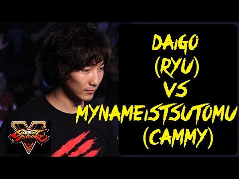 Street Fighter V DAIGO (RYU) VS MYNAMEISTSUTOMU (CAMMY) RANKED MATCH - VER 1.01 HD