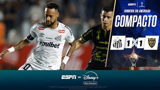 MESMO COM GOL DE NEYMAR, SANTOS FICA NO EMPATE COM O RECOLETA NA SUL-AMERICANA | COMPACTO