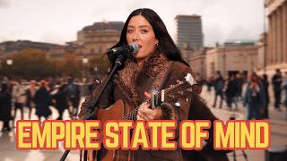 Street Singer SHOCKS the Entire Crowd with “Empire State of Mind” | Alicia Keys
