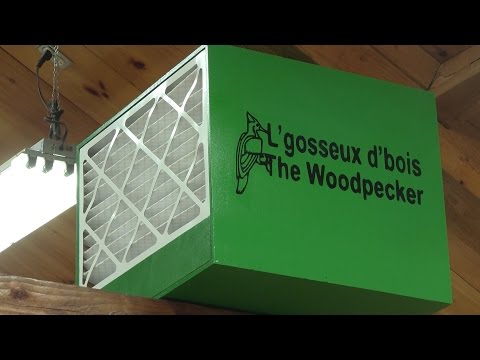 L'gosseux d'bois Ep 128  - Je fabrique un système de filtration de poussière pour l'atelier