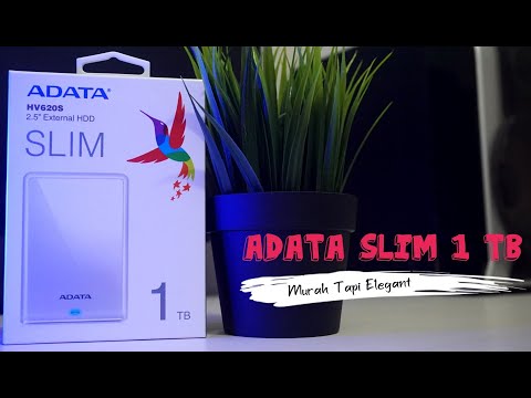 Unboxing HardDisk External ADATA 1TB Slim & Elegant #adata #ssd #Unboxing #hddmurah #adataslim