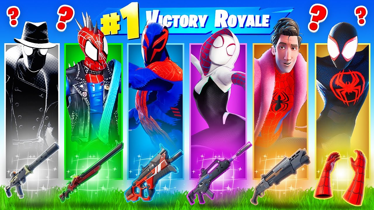 The *RANDOM* SPIDER-VERSE BOSS Challenge!