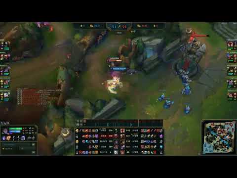 《英雄聯盟》RNG Cryin 積分被JG搶藍 五速鞋瘋狂送頭