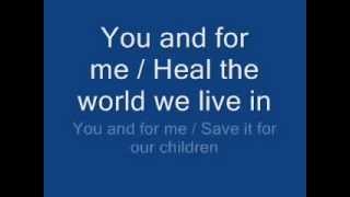 michael jackson - heal the world lyrics