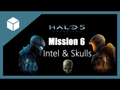 Halo 5 Guardians Mission 6, Evacuation All Collectibles (Intel and Skulls)