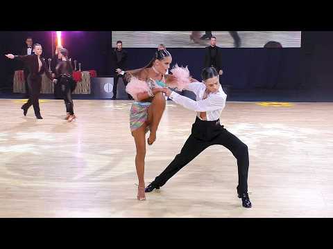 Ча-ча-ча, самба, джайв. Юниоры-2 La (Open) финал. Belarus Open Cup / бальные танцы