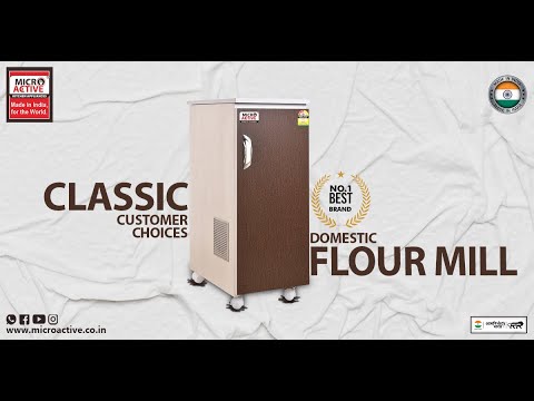 Stone less flour mill