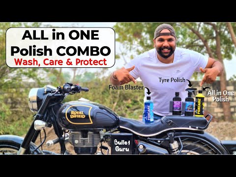 All in One Polish COMBO For Royal Enfield Bikes | Wash, Care & Protect