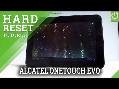ALCATEL One Touch Evo HARD RESET / WIPE DATA / FORMAT