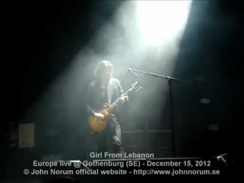 John Norum: Girl From Lebanon @ Gothenburg (SE) - December 15, 2012