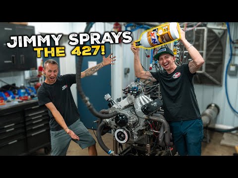We Sprayed the BES 427 LS on the Dyno - It was ROWDY!