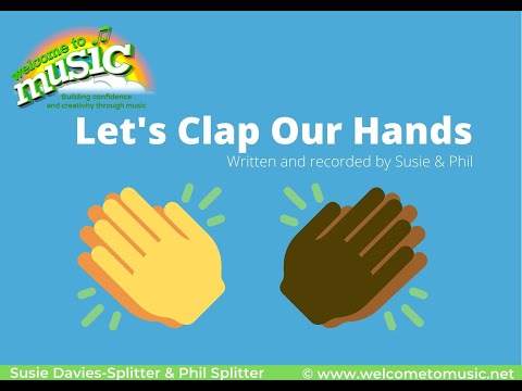 Let's clap our hands - action song for kids up to 6 years by Susie & Phil