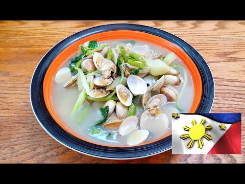 How To Make Clams Tinola | Filipino Recipes | Tagalog | Clam Soup
