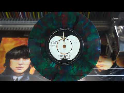Jonnie's Jukebox Plays: It Don't Come Easy - Ringo Starr 1971 Multicolour Vinyl 7" Record.