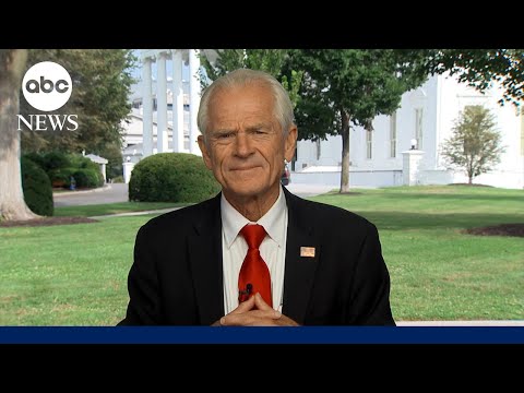 WH trade advisor Peter Navarro defends tariff policy ahead of deadline