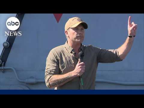Sec. Hegseth speaks to sailors on USS Lincoln