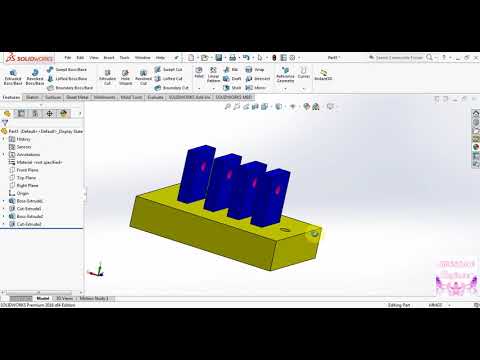 SolidWorks 2016 Tutorials for Beginners Part Design 01