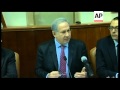 Israeli PM Netanyahu Convenes Weekly Cabinet Meeting