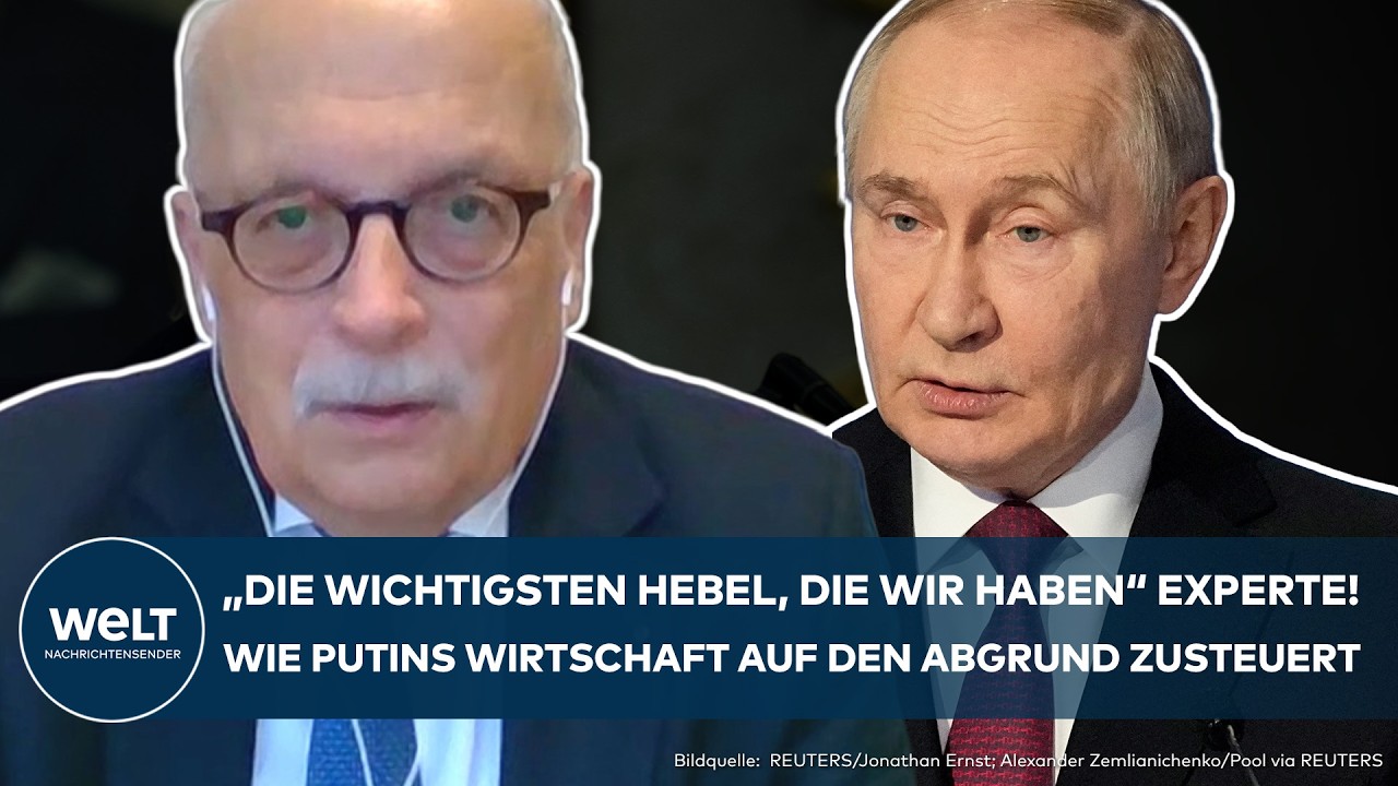 UKRAINE-KRIEG: Wichtige Säulen brechen ein! Wie Putins Wirtschaft auf den Abgrund zusteuert