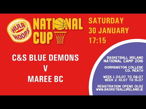30/1/16: C&S Blue Demons v Maree BC (2016 Hula Hoops Presidents Cup Final)