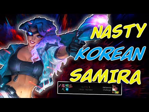 THIS KOREAN CHALLENGER SAMIRA IS SO NASTY | Gameplay | Guide | League of Legends