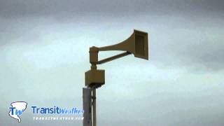 preview picture of video 'Federal Signal Thunderbolt 1000T - Belvidere IL  Tornado Siren Test Oct 7 2014 10am'