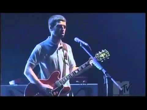 Oasis - Born on a Different Cloud (Live+Lyrics)