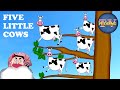 Five Little Cows | Nursery Rhymes & Kids Songs