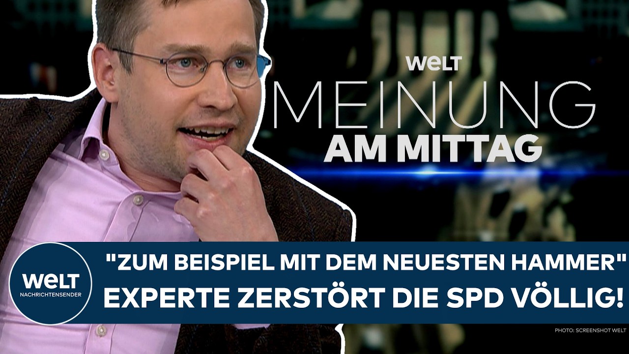 DEUTSCHLAND: Experte zerlegt die SPD! "Da muss ich mich fragen, was reitet eigentlich solche Leute?"