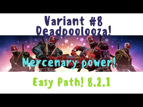 Variant #8 2.1 Easy path with Domino and Hitmokey - Marvel Contest of Champions