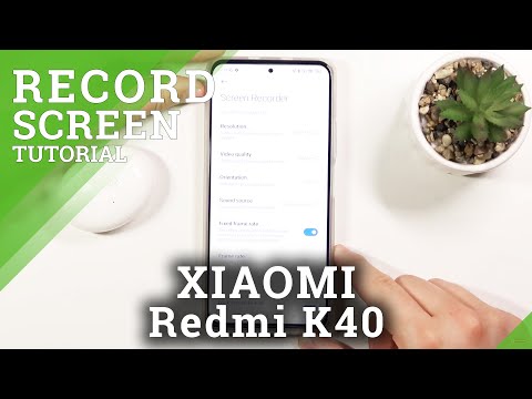 How to Change Sound Settings in Screen Recorder in XIAOMI Redmi K40 – Set Up Screen Recorder