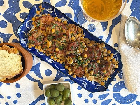 CHORIZO WITH CHICKPEAS AND CIDER | SPANISH SERIES RECIPE