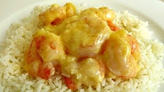 GARLIC CREAM KING PRAWNS RECIPE
