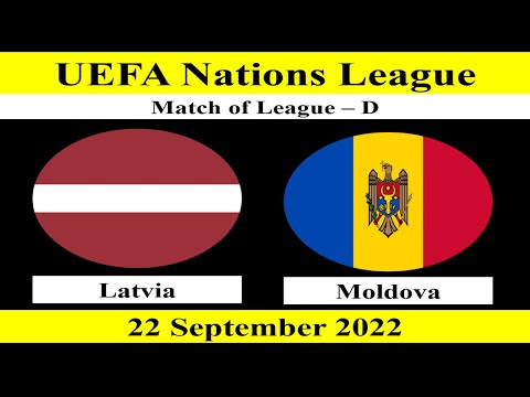 Latvia vs Moldova - Football Match - 22 September 2022 - UEFA Nations League 2022