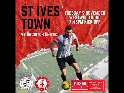 St Ives Town 2 Redditch United 1 - Southern League Premier Central - 9 November 2021